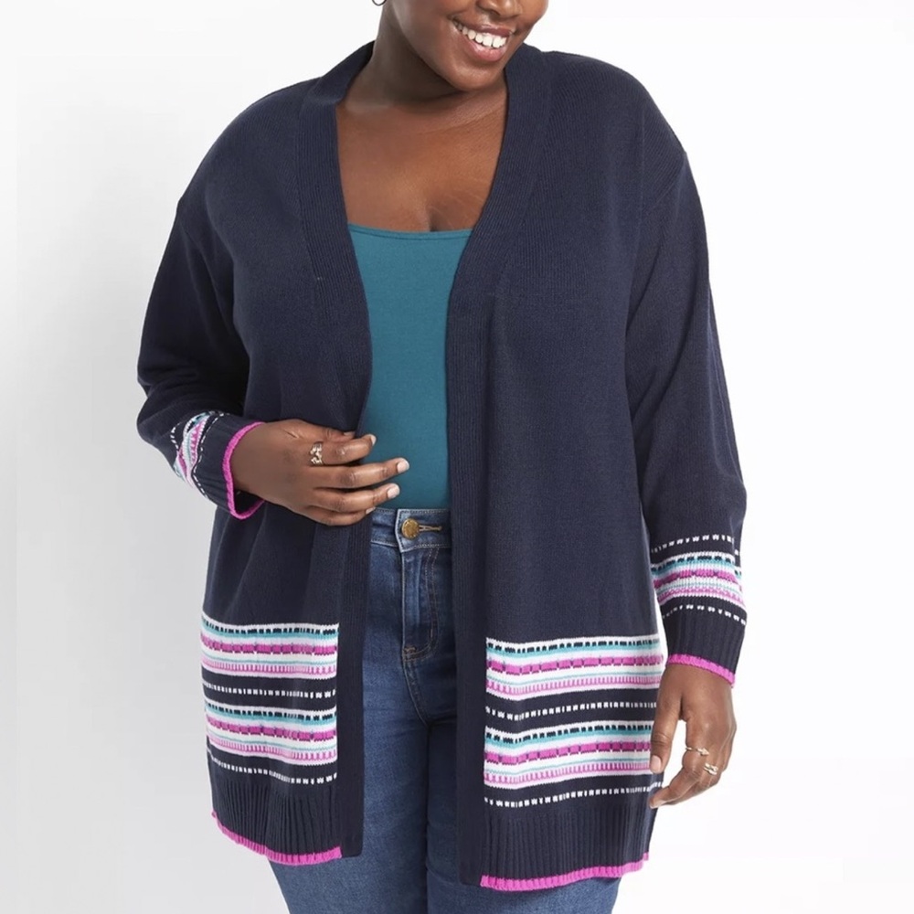 NWT LANE BRYANT 22/24 OPEN FRONT CARDIGAN DUSTER NWT